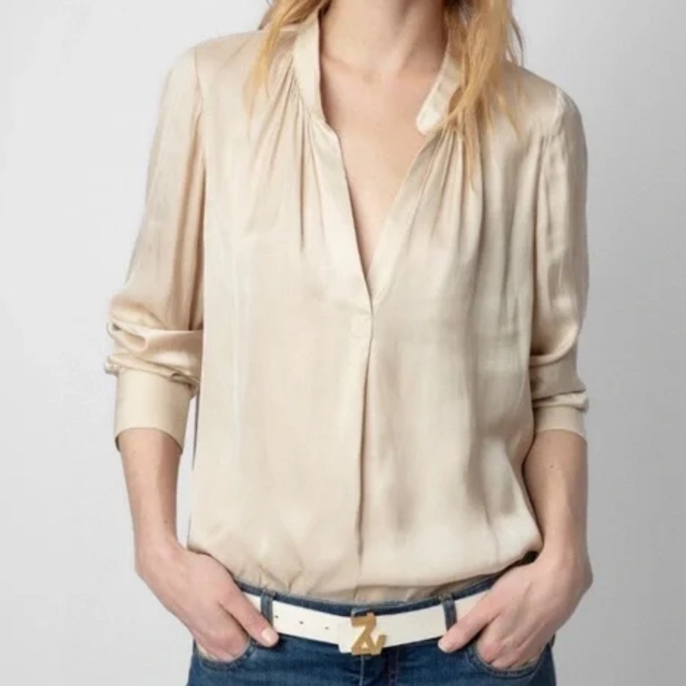 Banana Republic Cream Blouse